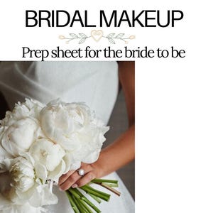 Bridal makeup prep guide