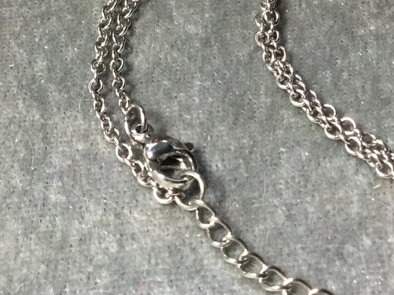 Cobalt blue crystal heart necklace 20 inch with 2 inch extension chain dark sapphire blue crystal heart stainless steel chain necklace