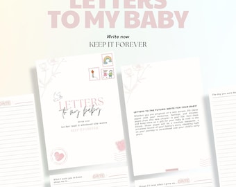 Personalized Birthday Keepsake Journal: Letters to My Child (PDF Download)