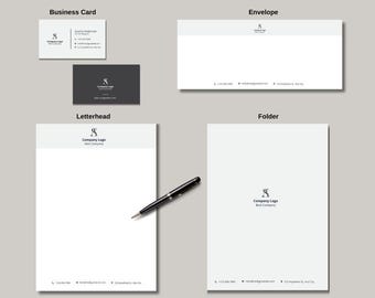 Modern Corporate Identity Kit | Editable Canva Templates (PDF)