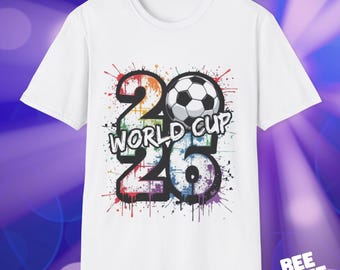 World Cup 2026 Soccer Paint Splash Shirt