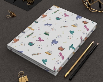 Dragons and Swords Hardcover Lined Journal