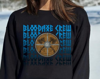 Bloodaxe Crew Sweatshirt, Officially Licensed Road of Bones Sweatshirt