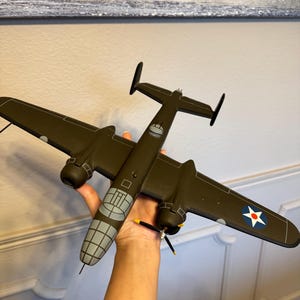 Collectible scale model of the North American B-25 Mitchell bomber