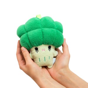 Mini peluche di broccoli zombi, peluche di broccoli, regalo di Halloween, peluche di verdure