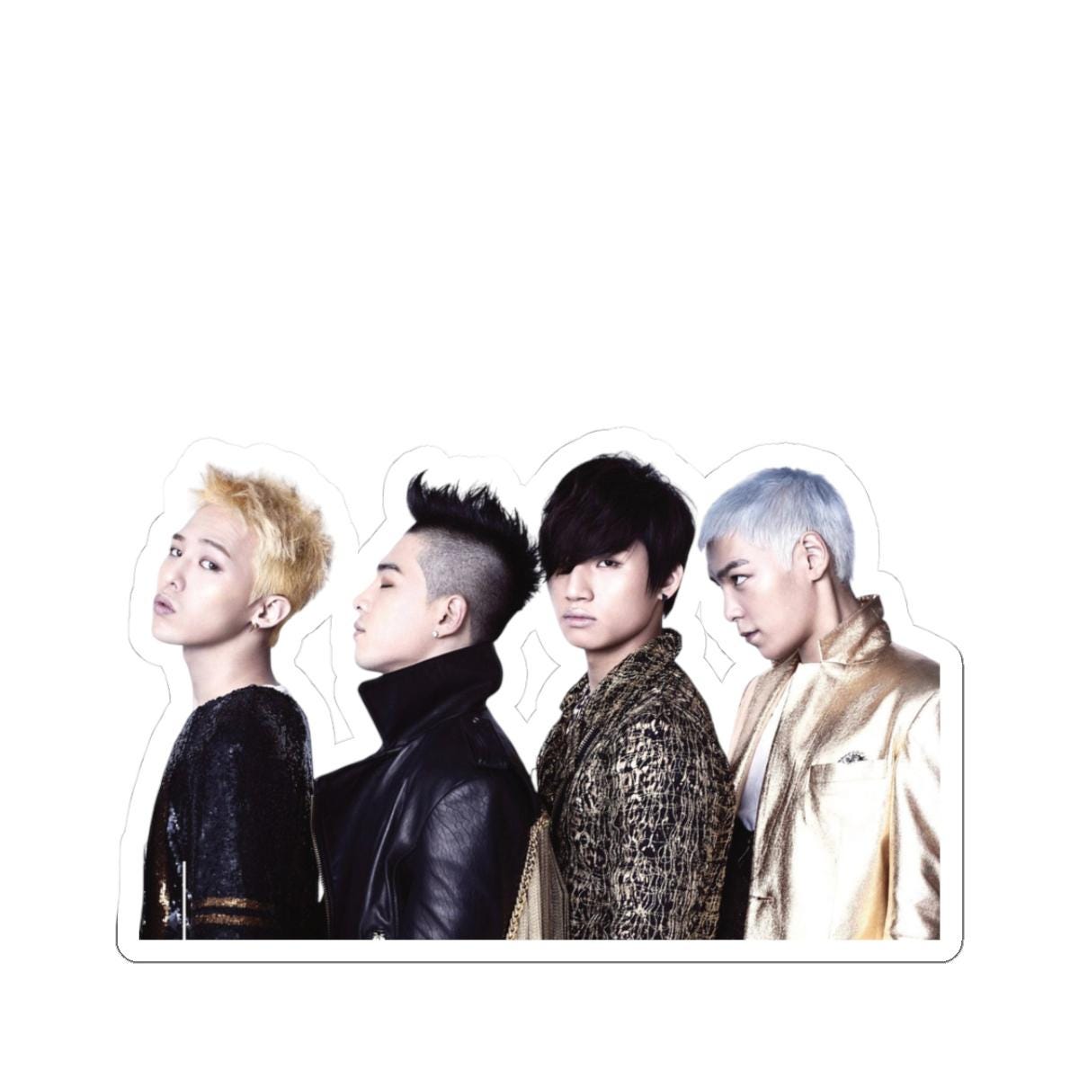 Kpop Big Bang OT4 Vinyl Sticker: Laptop, Phone, Scrapbook Decor - Etsy