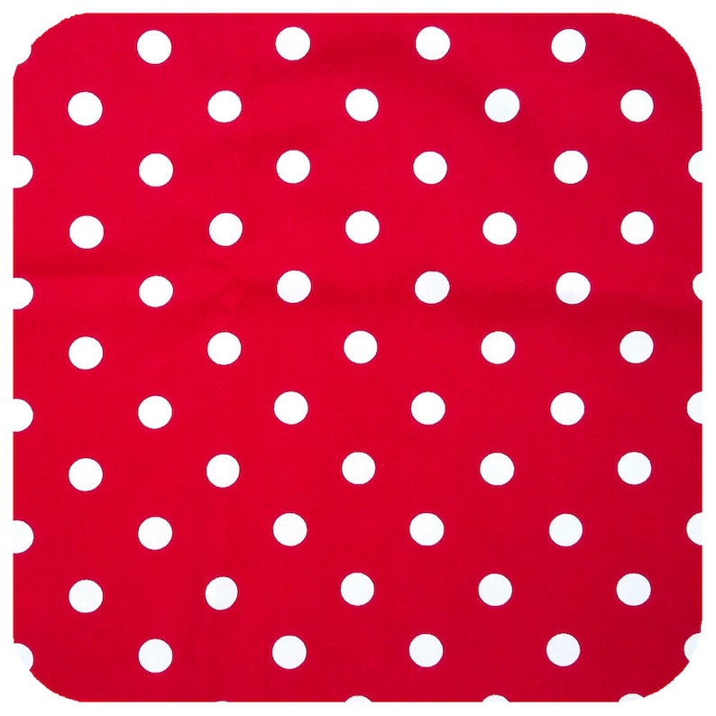 Red Polka Dot Bandana Rosie the Riveter Bandana Red Spotty headscarf Rockabilly Hair Accessories Roller Derby Bandana image 3