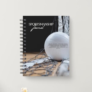 Printable Volleyball Journal Players | Game Day Reflection and Goal Tracker | Student Athlete Planner | Sportsmanship and Teamwork Journal