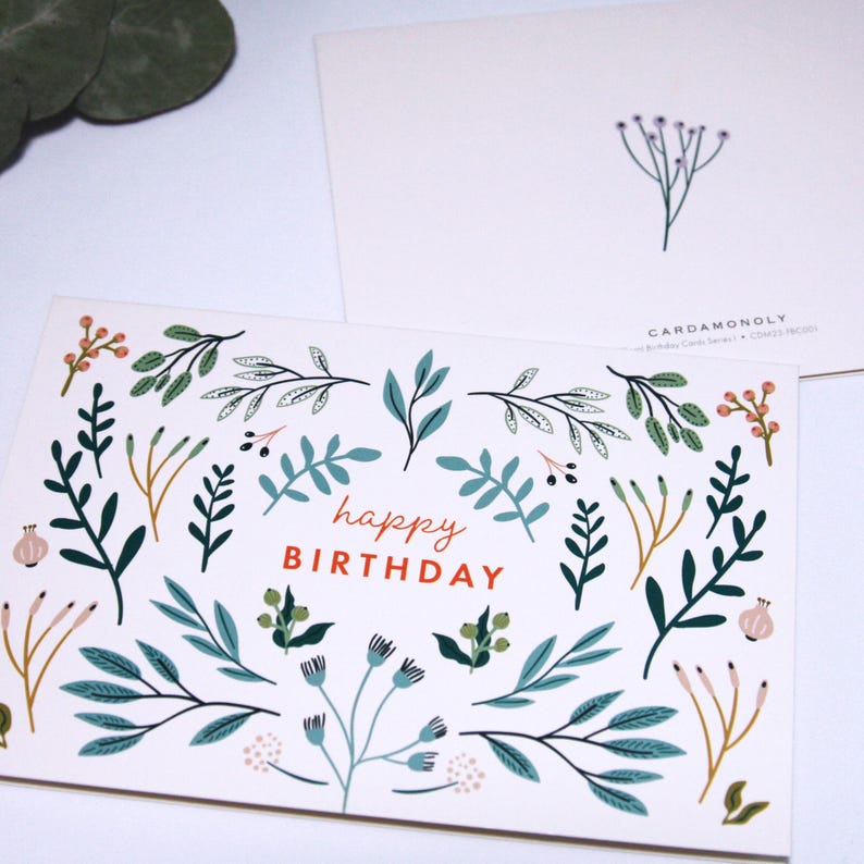 Floral Birthday Cards Set of 24 – Blank Inside Greeting Cards with Envelopes & Stickers – Bulk Birthday Card Pack for All Ages image 5