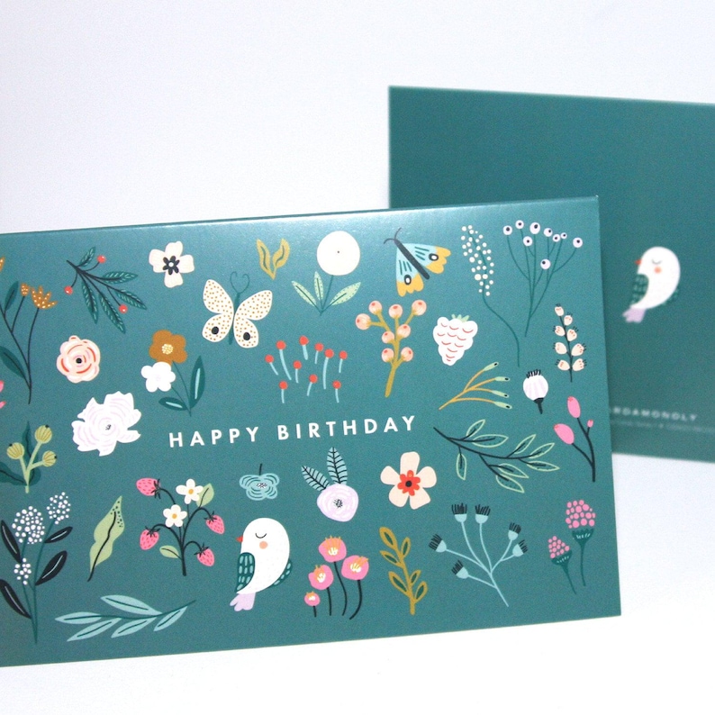 Floral Birthday Cards Set of 24 – Blank Inside Greeting Cards with Envelopes & Stickers – Bulk Birthday Card Pack for All Ages image 3