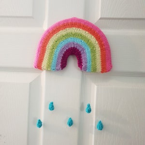 Large Hanging Rainbow decor Knitting Pattern