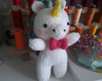 Cute Baby Unicorn Knitting Pattern