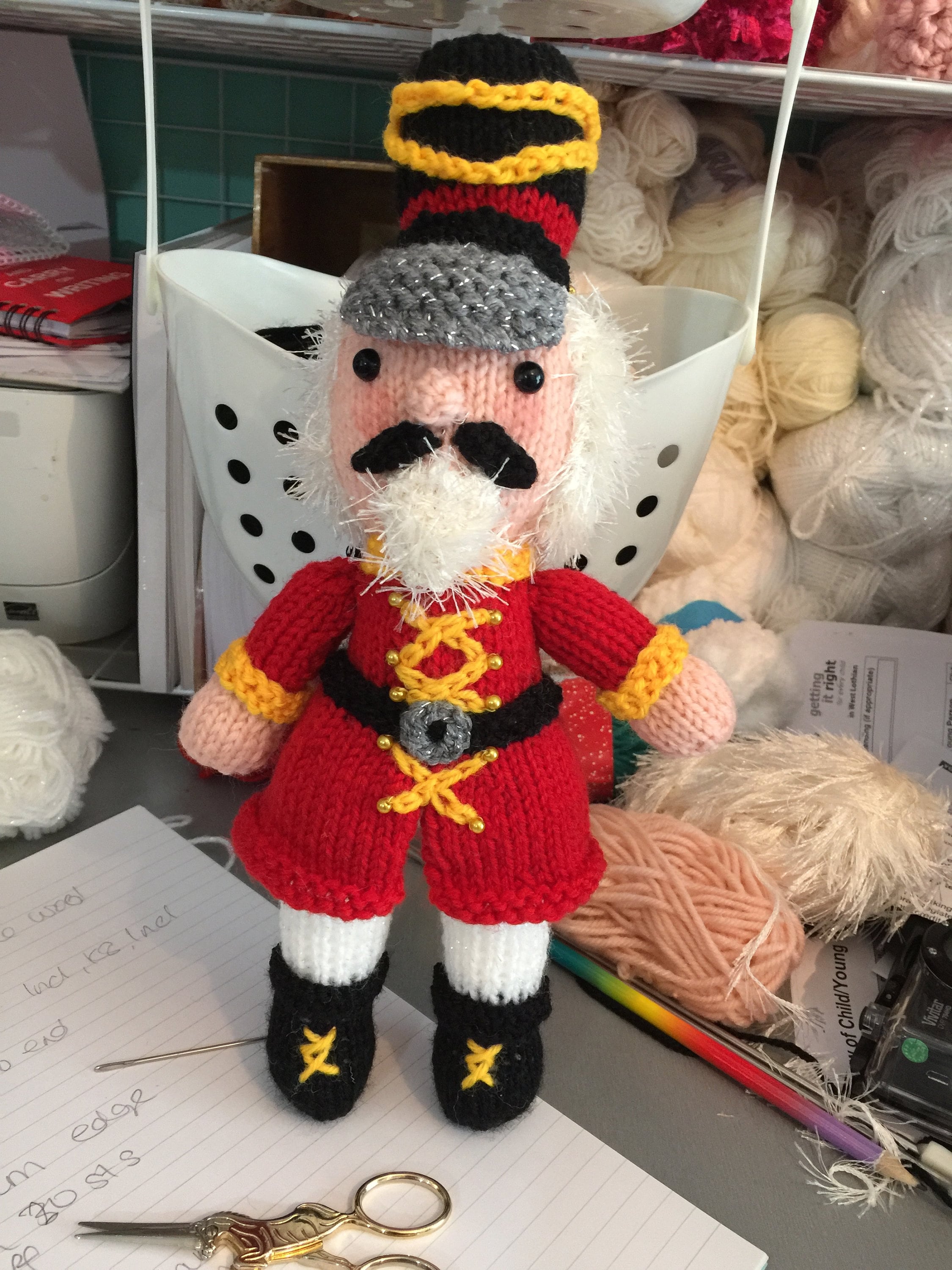 Christmas Nutcracker Knitting Pattern Etsy UK