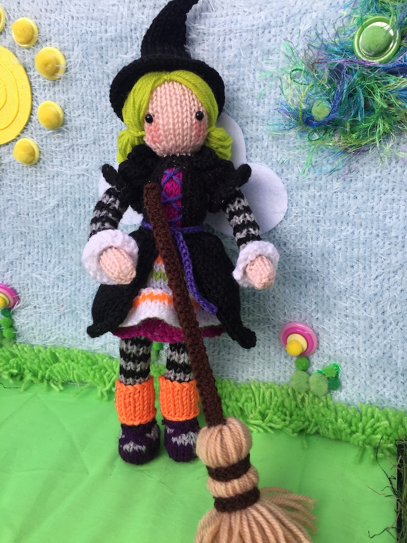 Willow the Witch Doll Knitted Pattern image 10