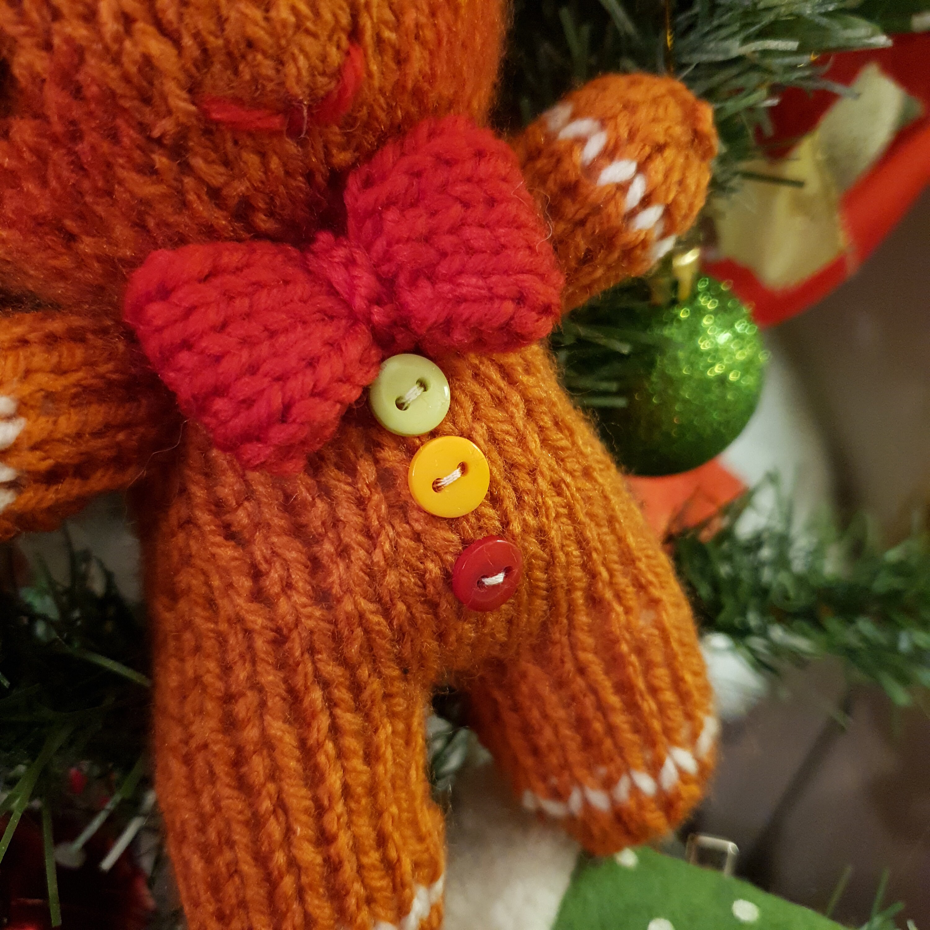 Christmas Gingerbread Man Knitting Pattern Etsy