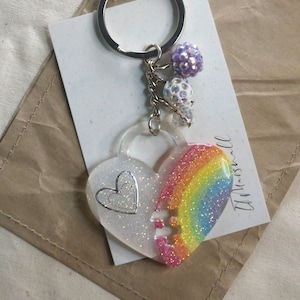Rainbow themed Keyrings Assorted