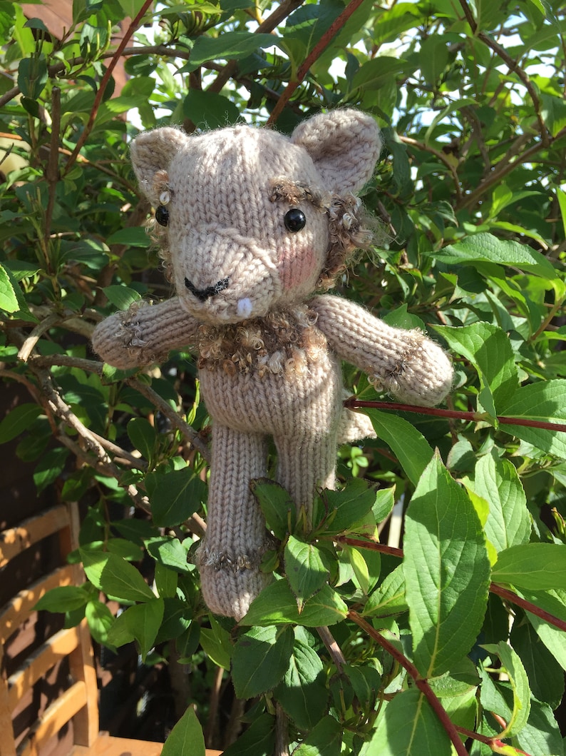 Walter Werewolf Knitting Pattern: Easy Flat-knit Plush Toy (PDF Pattern ...