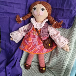 Restored Handmade 1960s Ragdoll – One-of-a-Kind Vintage Toy