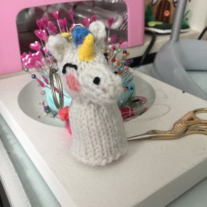 Mini Unicorn Keyring knitting Pattern image 6