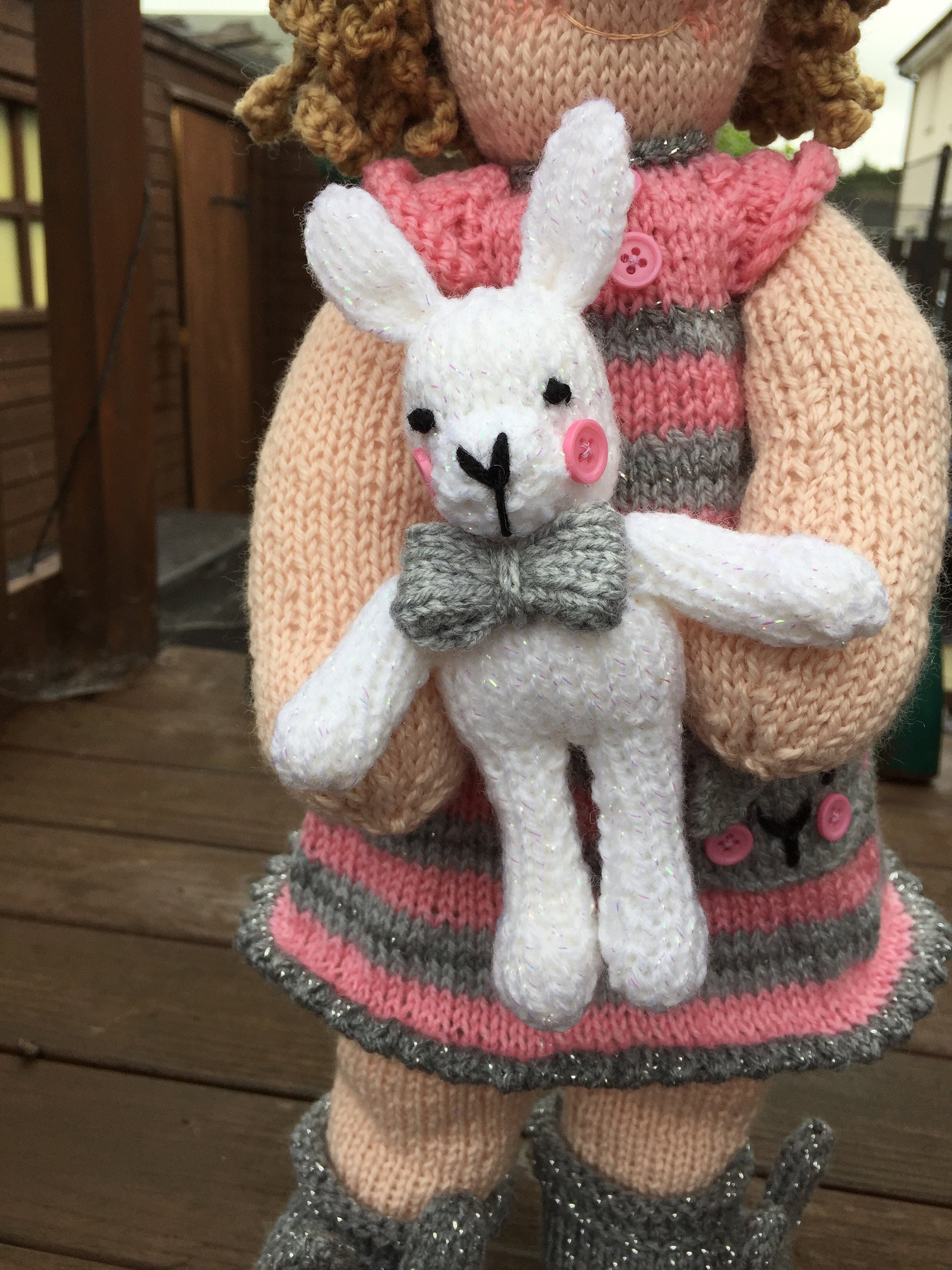Loulou Belle Dolly Knitting Pattern – Flat-knit 20-in Doll PDF With ...