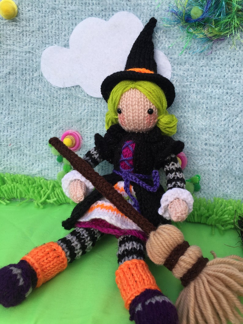 Willow the Witch Doll Knitted Pattern image 9