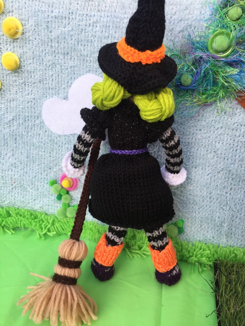 Willow the Witch Doll Knitted Pattern image 8