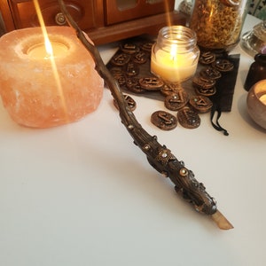 Celtic Pagan Wiccan/wizard altar wand - rustic