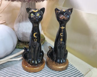Altar Lucky Black Cat Figurine/Ornament Shrine