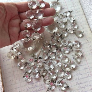 Vintage Chandelier Crystal Prisms: Jewelry, Crafts, Decor