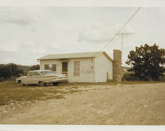 Chevy Impala Snapshot, Cabin Photo, Kodacolor Print 1969