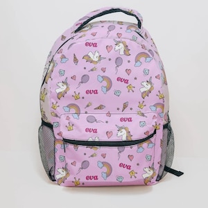 Personalised Kids Backpack – Custom Name School Bag by Custom Kiddo | Unique Designs for Boys & Girls | Daycare and Preschool Backpack