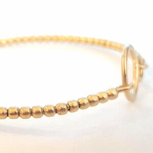 14k Gold Filled Bead Bracelet • Minimalist Jewelry