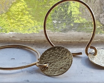 Charmed Hoops 14k Gold