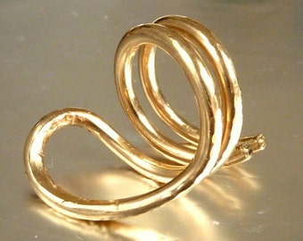 Cobra Snake Ring - Statement Ring - Handmade