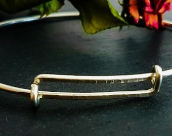 925 Silver Romana Bangle - Handmade Expandable Bracelet