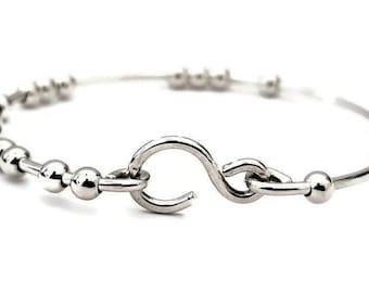 18 Chai Bracelet - Silver Bracelet- Good Luck Bracelet