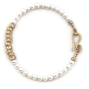 Bracelet de luxe en perles blanches image 3