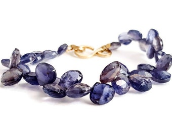 Blue Brilliance Iolite Bracelet - Vikings Water Sapphire Bracelet