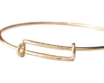 Expandable Bangle Bracelet - Gold Romana Bracelet - Handmade Jewelry