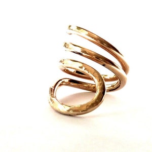 Cobra Snake Ring Yoga Pose Ring Statement Ring Handmade Ring image 4