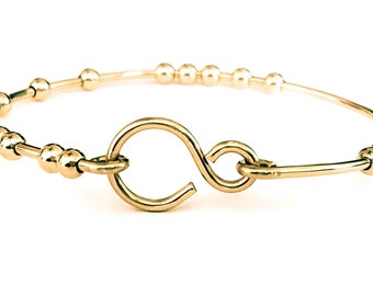18 Chai Bracelet for Good Luck - Gold Filled Symbolic Bracelet
