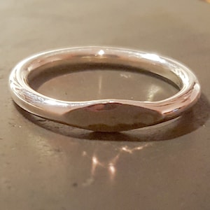 Signet Ring - Graduation Ring - 925 Silver Signet - Anniversary Ring - Handmade Ring