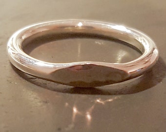 Silver Signet Ring - Graduation Ring - Anniversary Ring - Handmade Ring