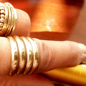 Gold Swirl Ring Contemporary Ring Handmade Ring image 3
