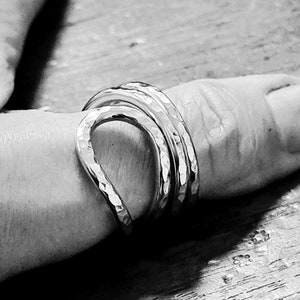 Cobra Snake Ring Yoga Pose Ring Statement Ring Handmade Ring image 2