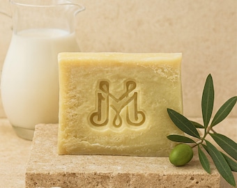 Milk + Olive | 4.25-5oz Soap Bar | Natural Castile Soap – Goat Milk & Olive Oil, ALL NATURAL Artisan Bar, Gentle Sensitive Skin Soap
