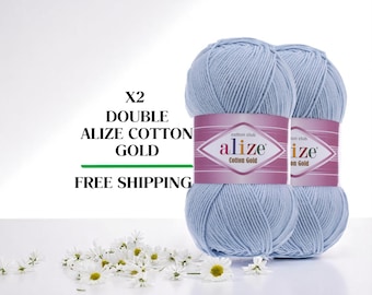 Alize Cotton Gold Yarn: Baby Knitwear, Amigurumi, Spring/Summer