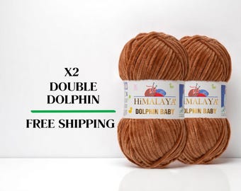 Super Bulky Chenille Yarn: Himalaya Dolphin Baby, Amigurumi Project