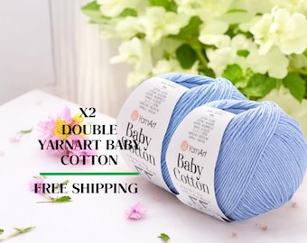 Yarnart Baby Cotton Yarn: Sport Weight, Amigurumi & Baby Garments