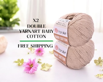 YarnArt Baby Cotton Yarn: Sport Weight, Amigurumi & Baby Knitting